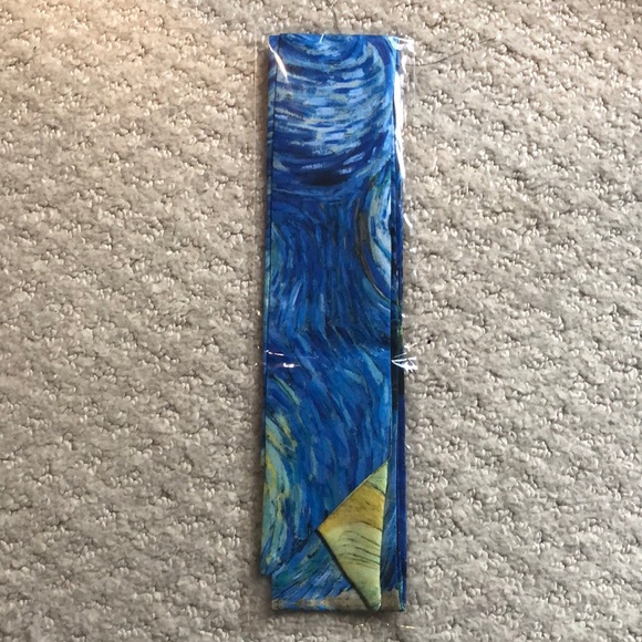 Starry Night by Vincent Van Gogh Twilly Scarf - Picture 3 of 3